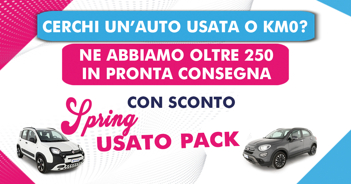Promo Spring Pack - Sconto Usato fino a -2.000€ 
