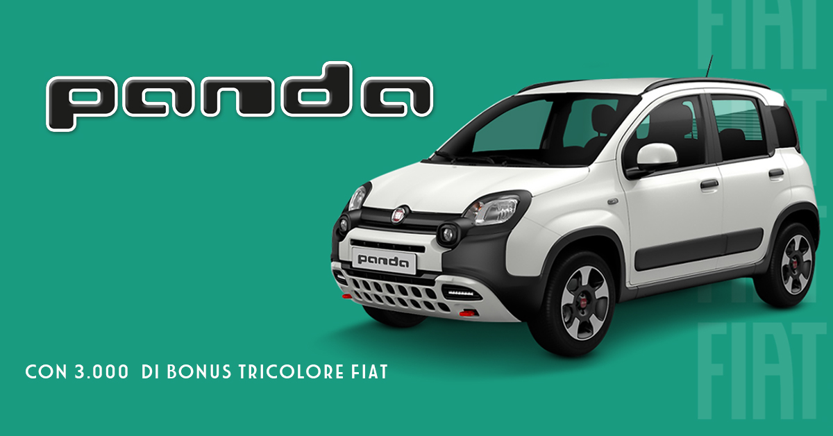Fiat Panda con 3.000€ di Bonus tricolore FIAT